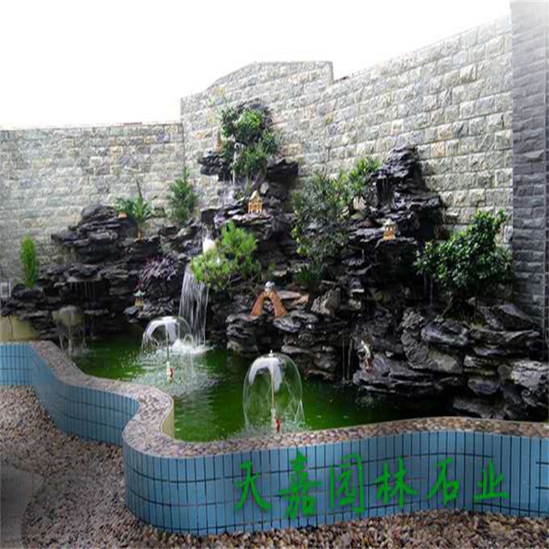 易门小庭院水景设计
